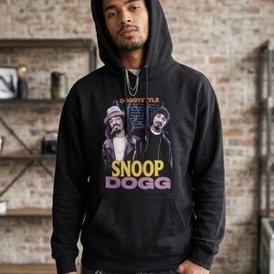 Gildan Black Hoodie with Graphic Design